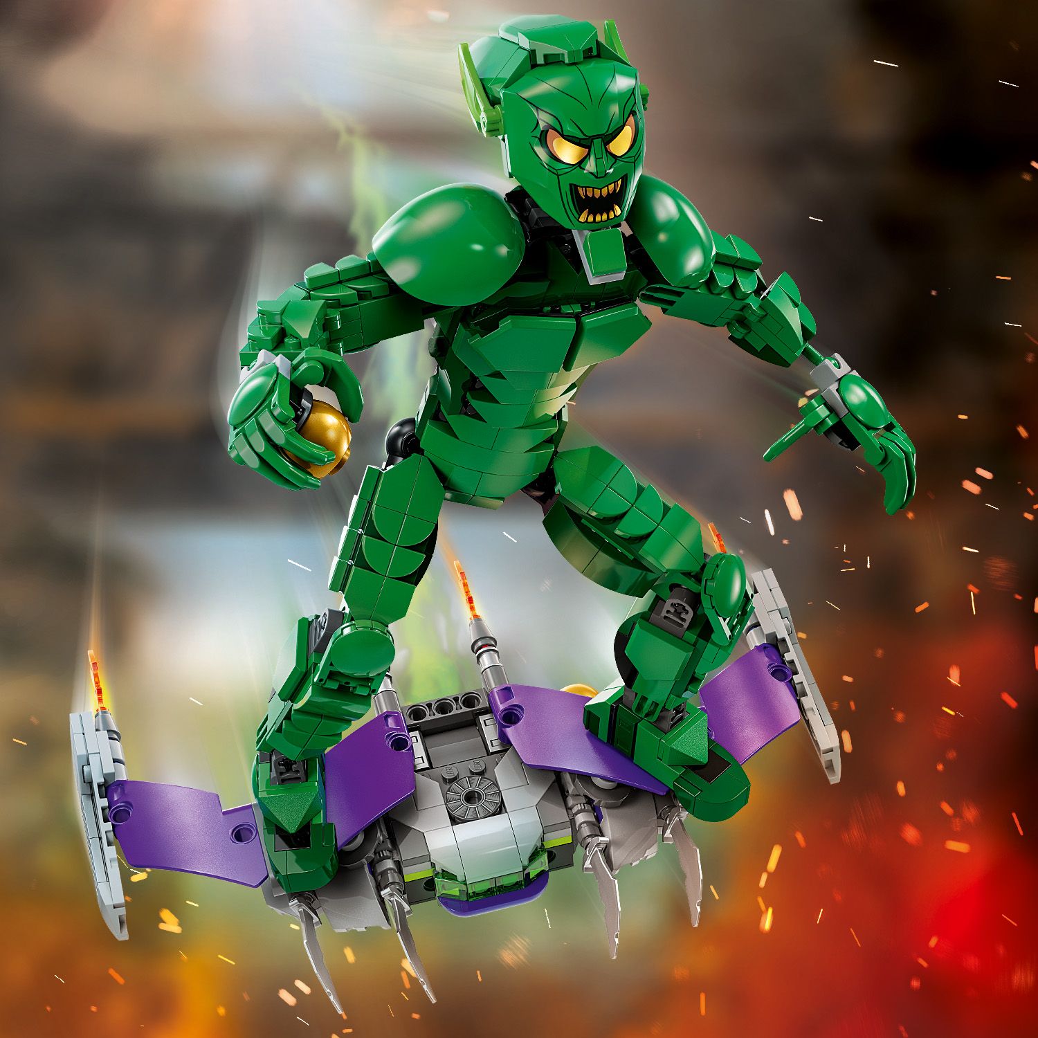 Green Bionicles Villains 76284 Green Goblin Construction Figure