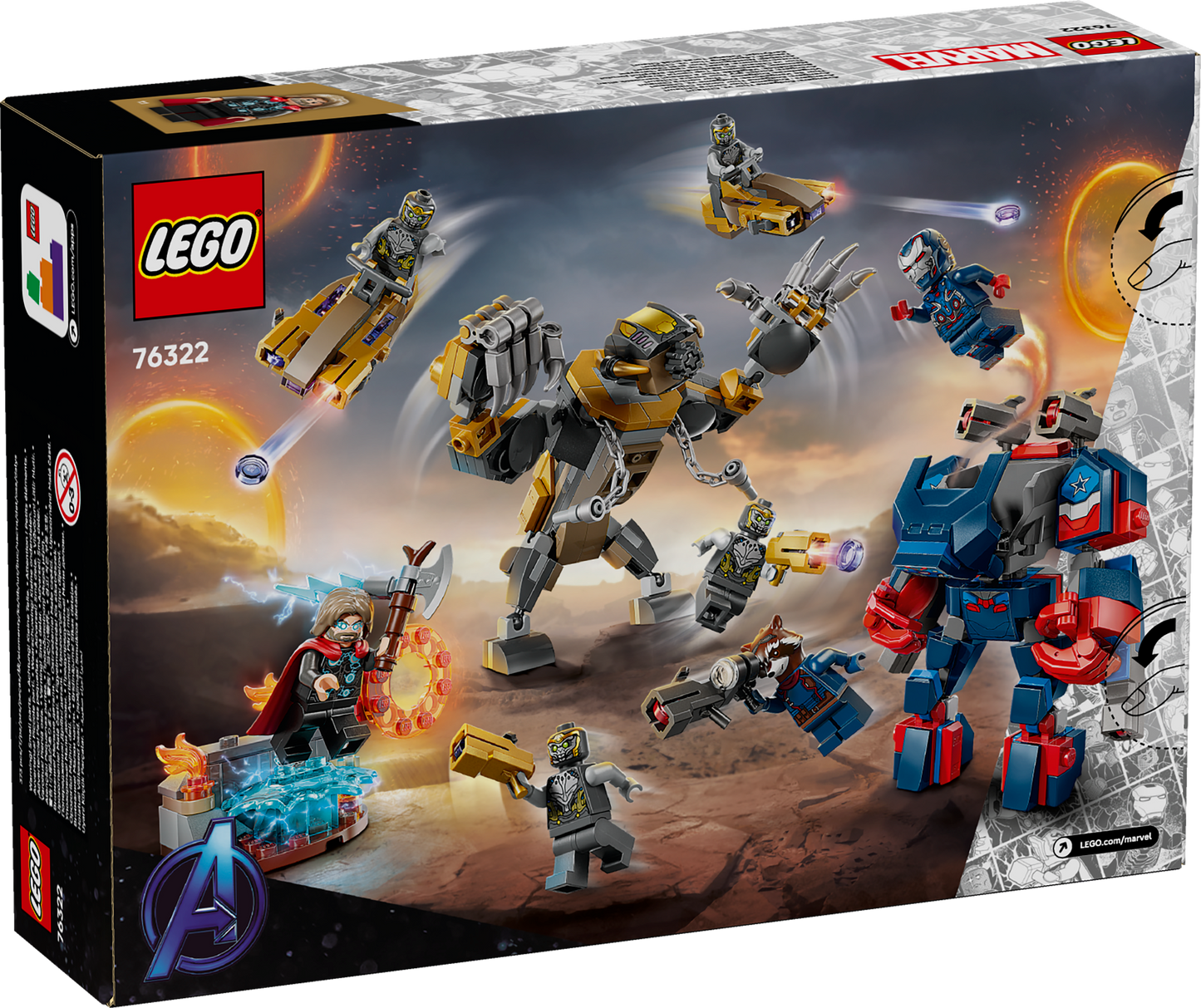 76322 Avengers End Game: Thor Vs. Chitauri