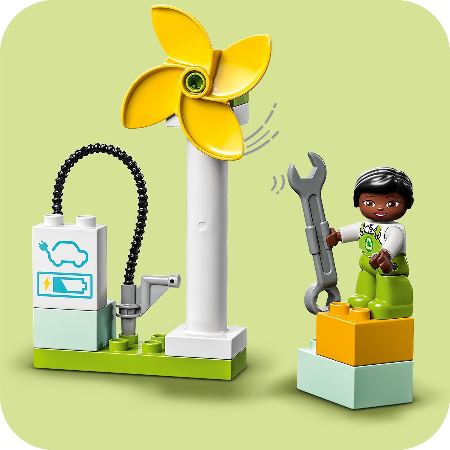 10985 Wind Turbine and Electric Car