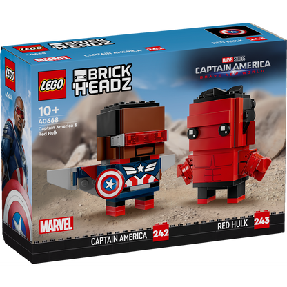 40668 Captain America & Red Hulk Figures