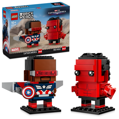 40668 Captain America & Red Hulk Figures