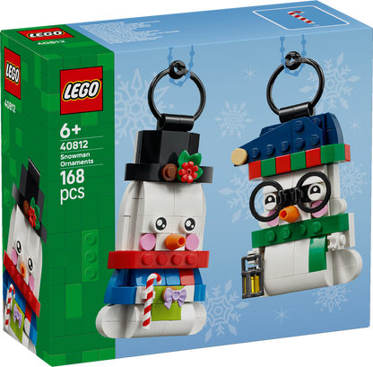 40812 Snowman Ornaments