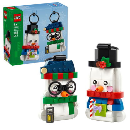 40812 Snowman Ornaments