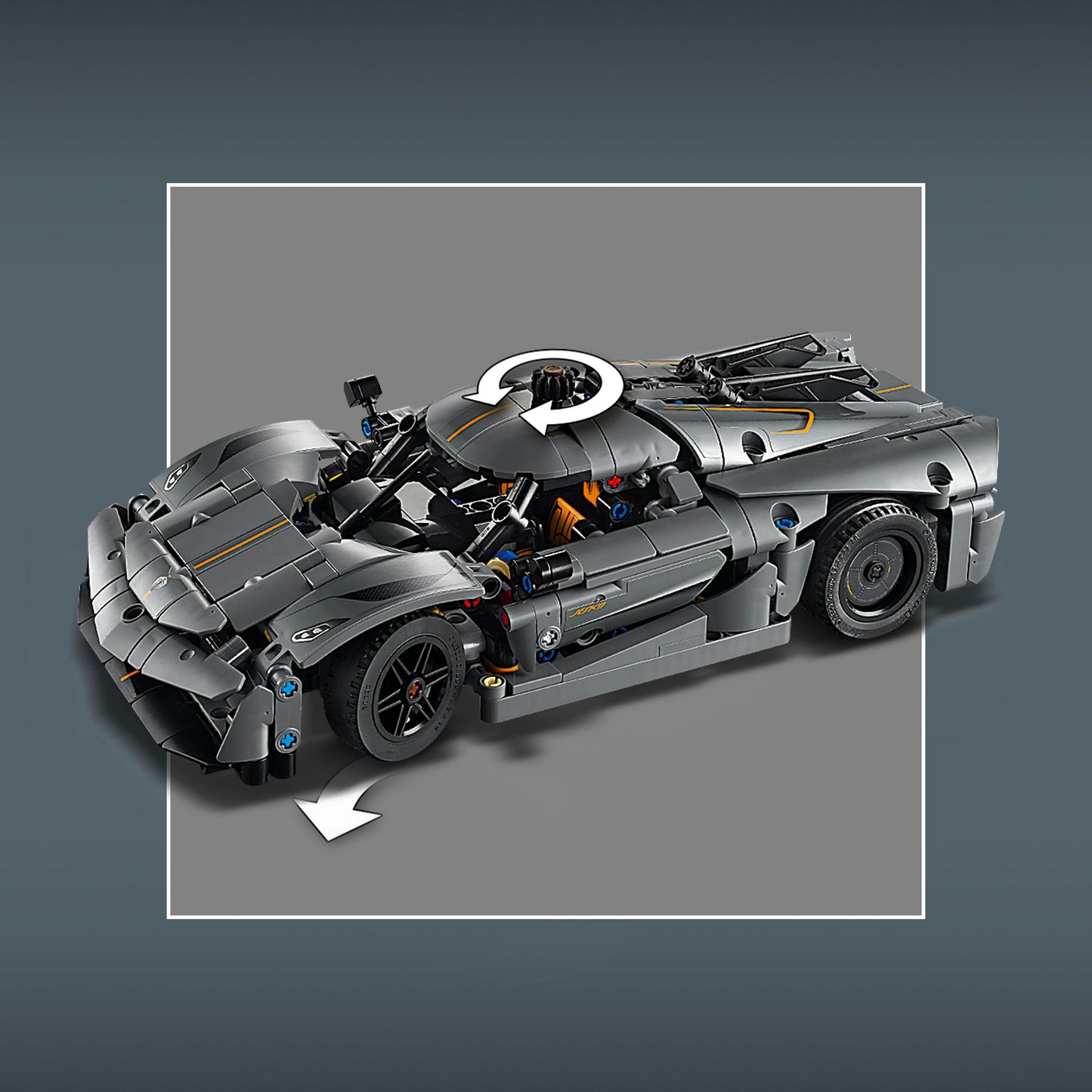 Koenigsegg Jesko Absolut Grey Hypercar 42173