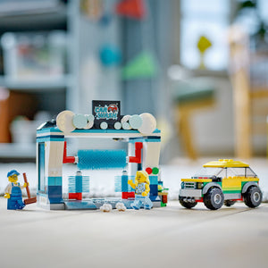 Lego car discount wash gas station