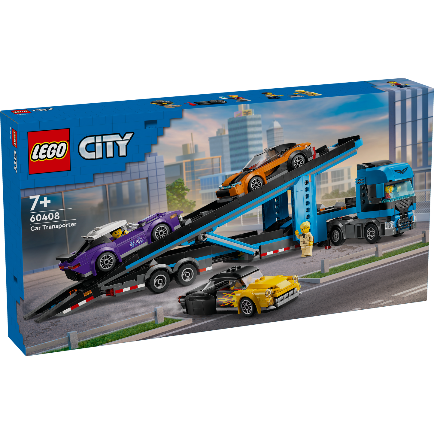 60408 Car Transporter Truck with Sports Cars