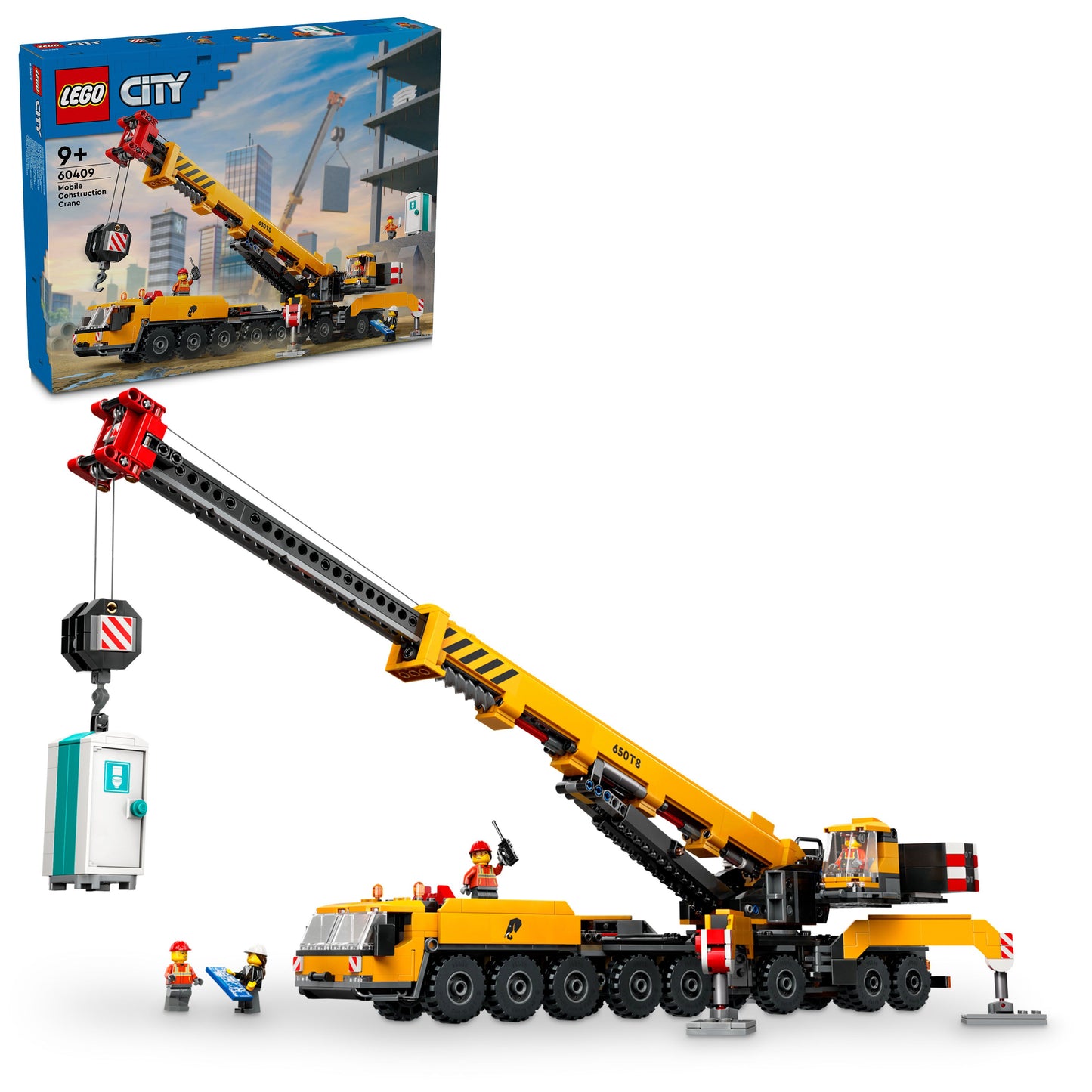 60409 Yellow Mobile Construction Crane