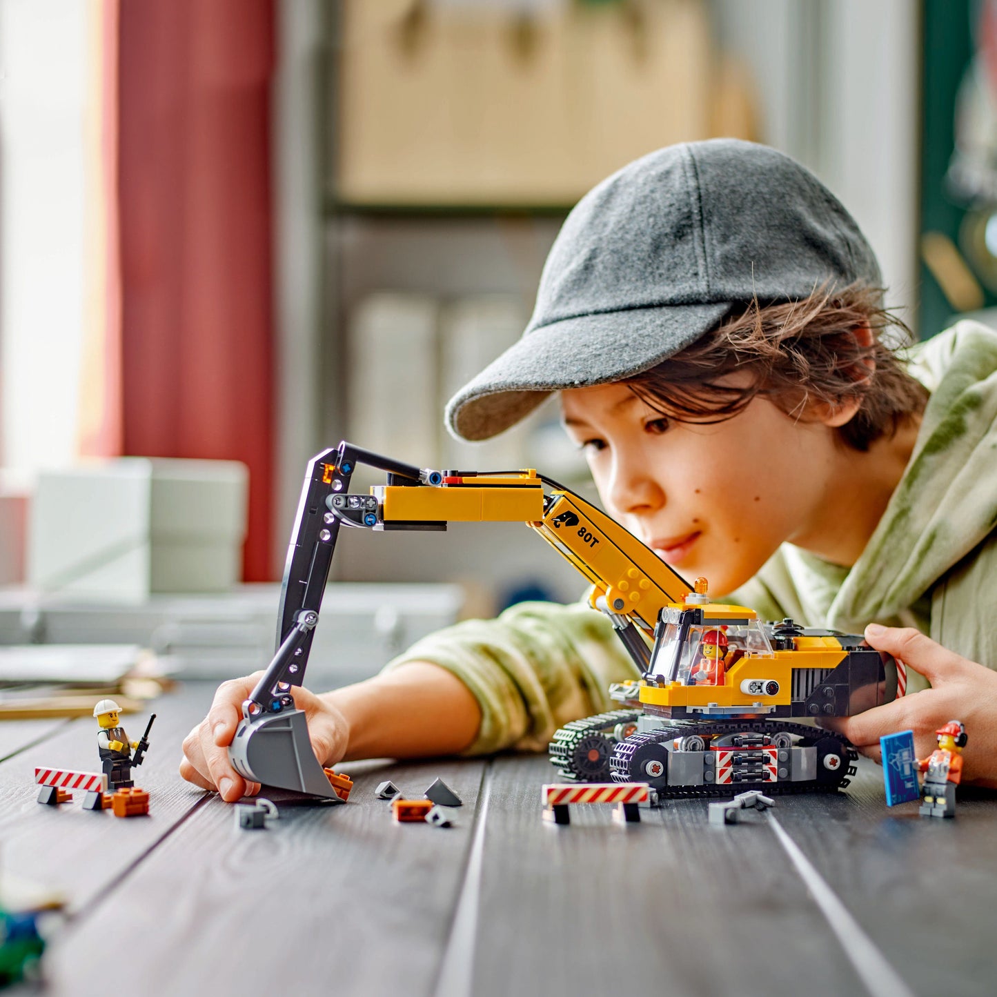 60420 Yellow Construction Excavator