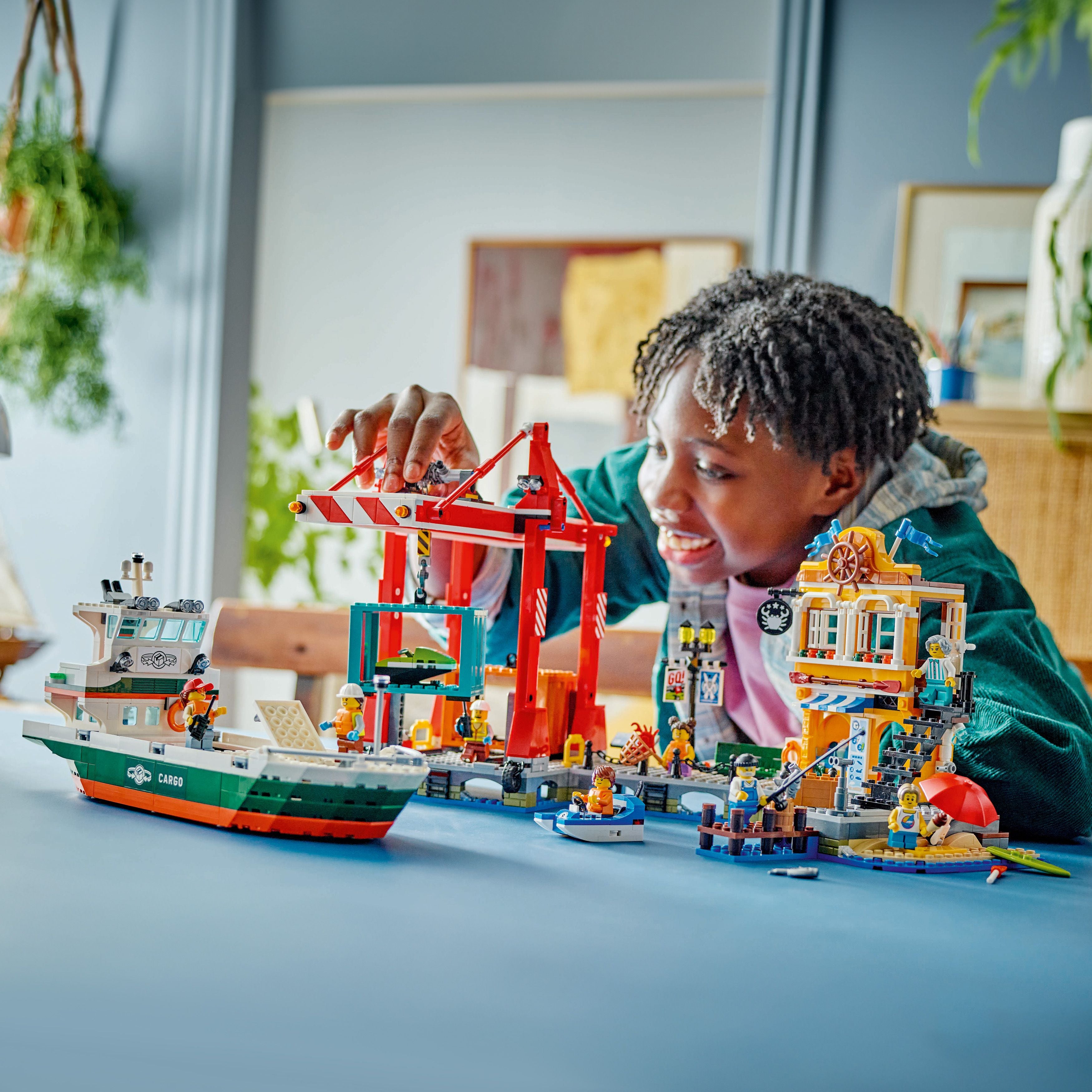 60422 Seaside Harbor with Cargo Ship LEGOLAND Discovery Centre Melbourne