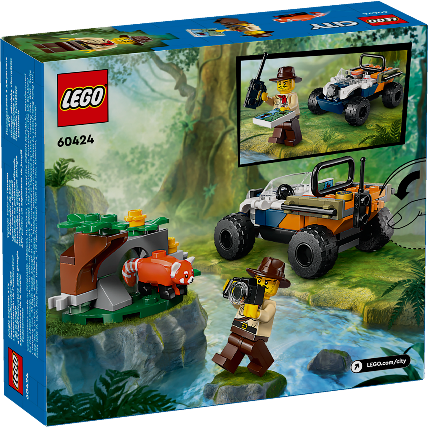 60424 Jungle Explorer ATV Red Panda Mission