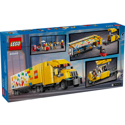 60440 Yellow Delivery Truck