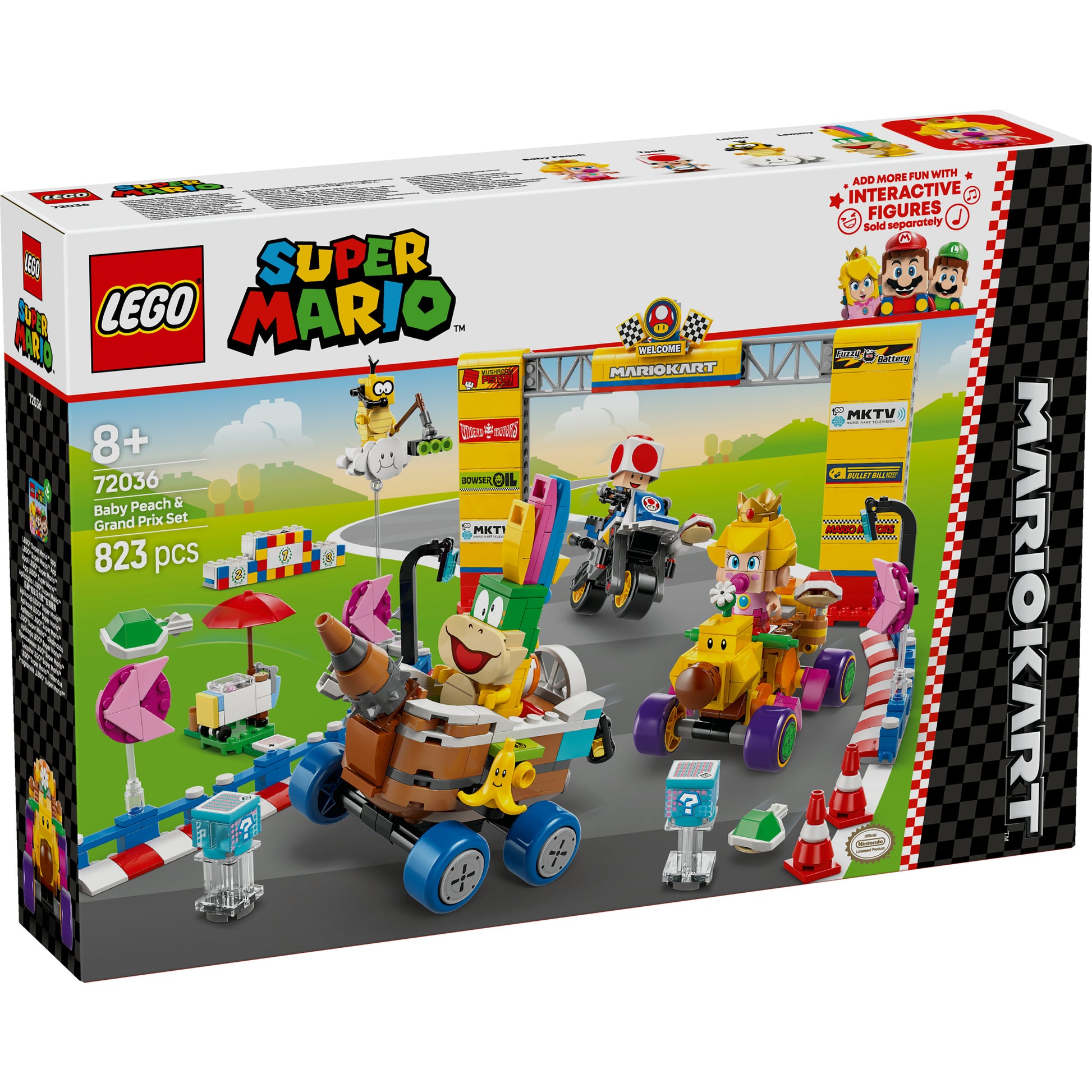 72036 Mario Kart™ – Baby Peach Grand Prix Set – LEGOLAND