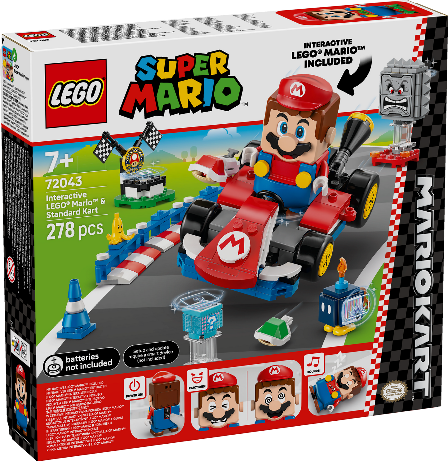 72043 Mario Kart - Interactive LEGO Mario & Standard Kart