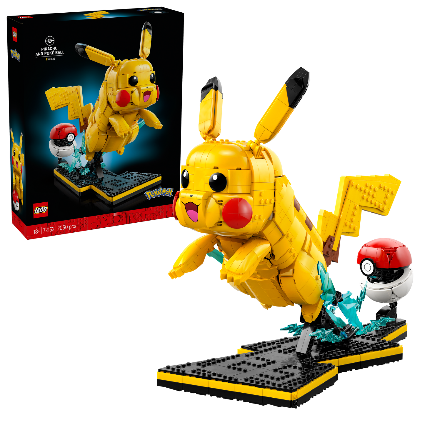 72152 Pikachu and Poké Ball