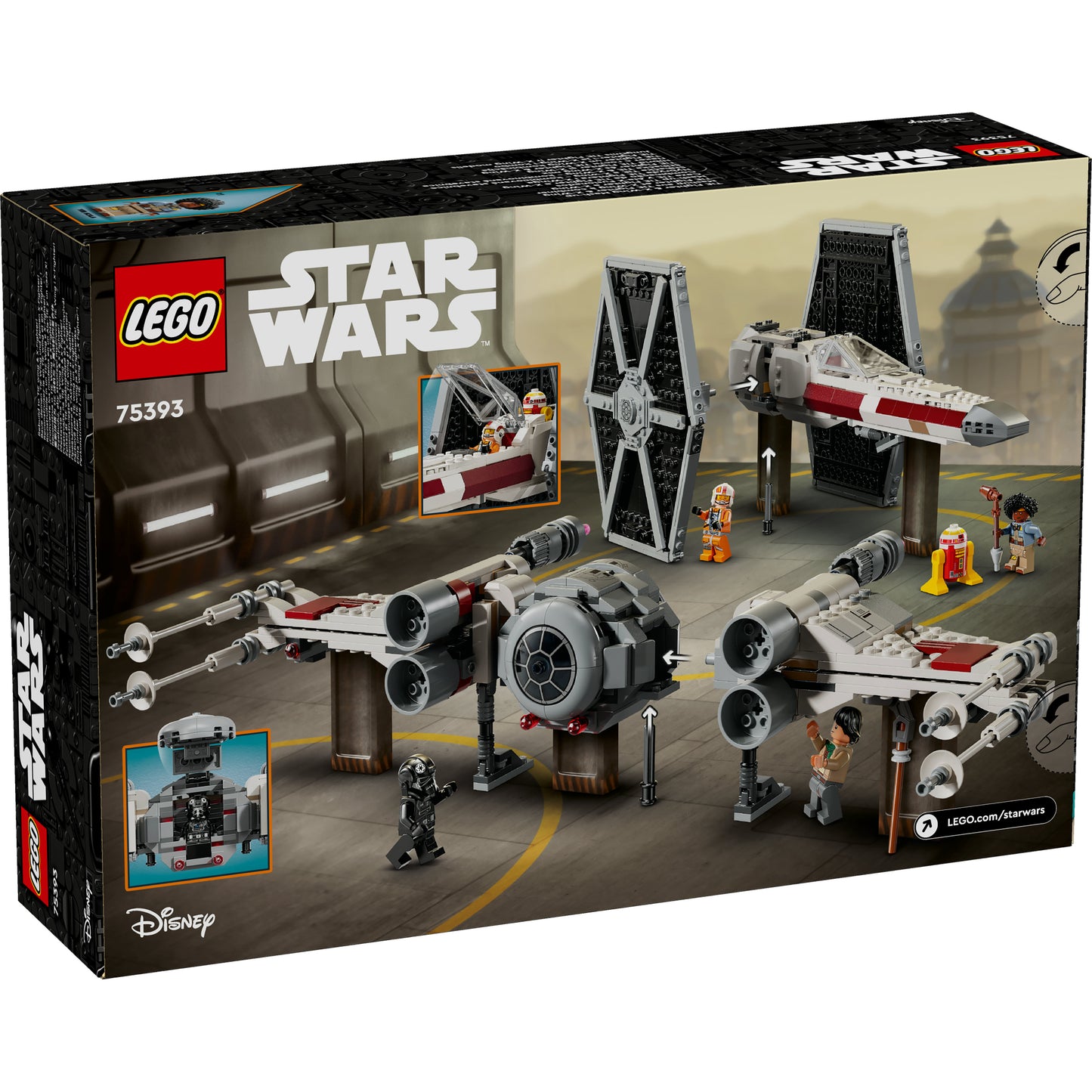 TIE Fighter & X-Wing Mash-up 75393