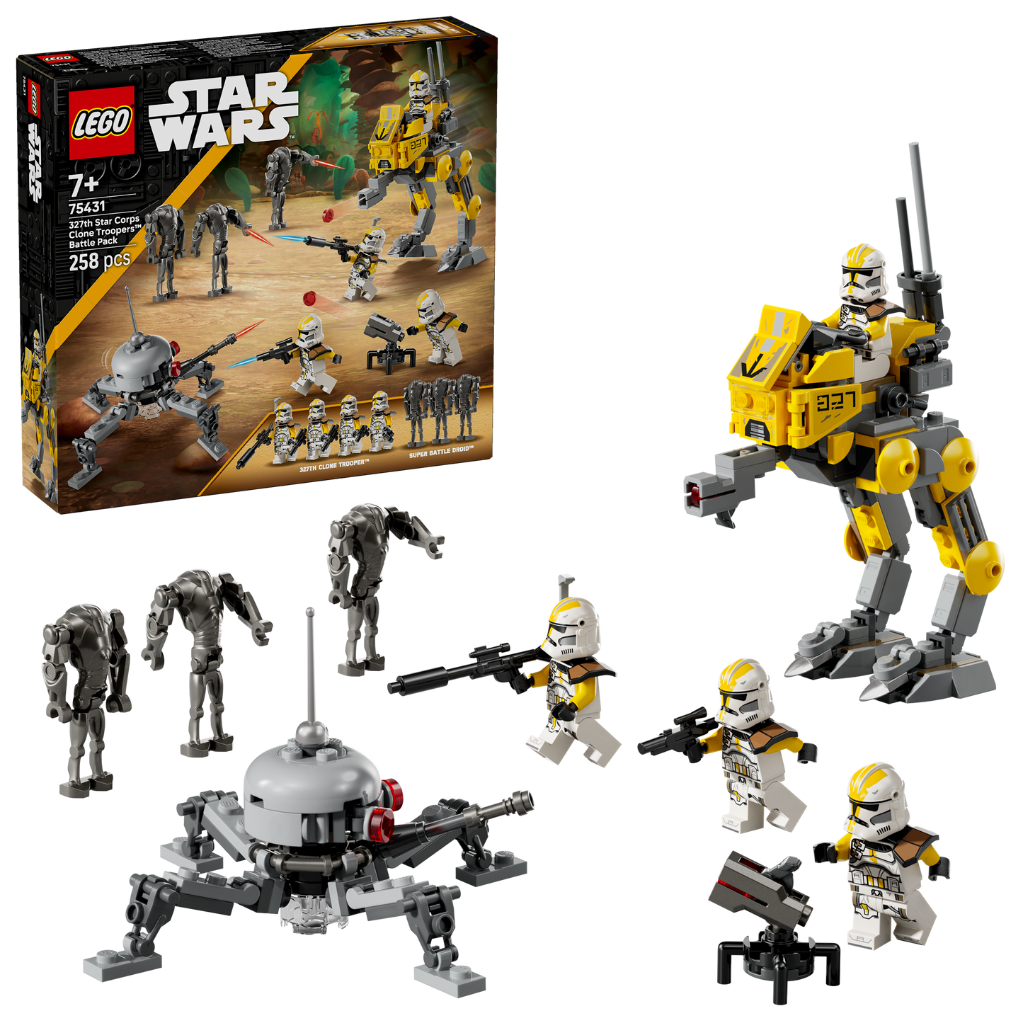 75431 327th Star Corps Clone Troopers Battle Pack