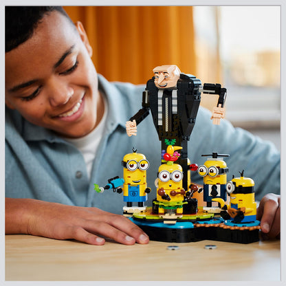 75582 Brick-Built Gru and Minions