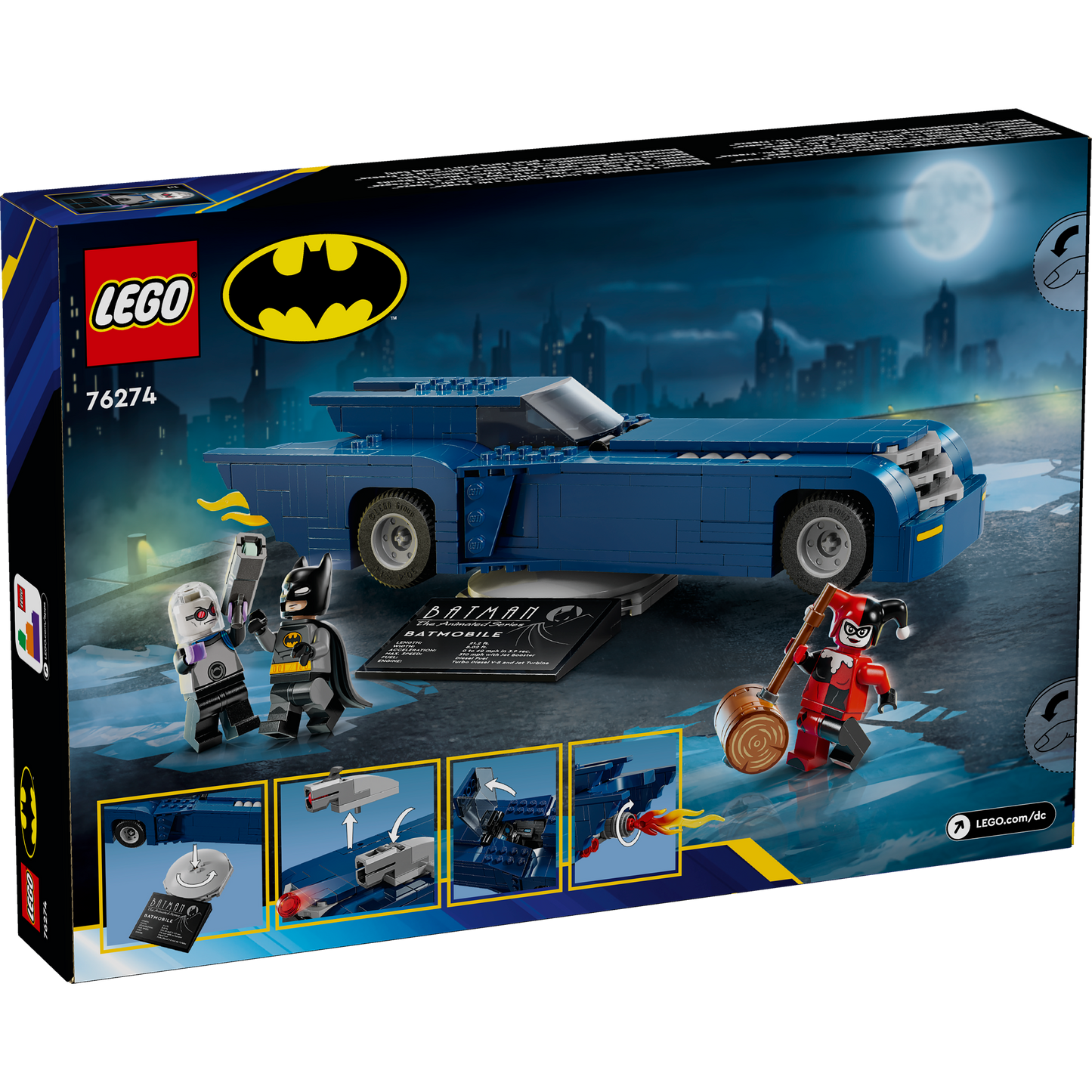 76274 Batman™ with the Batmobile™ vs. Harley Quinn™ and Mr. Freeze™