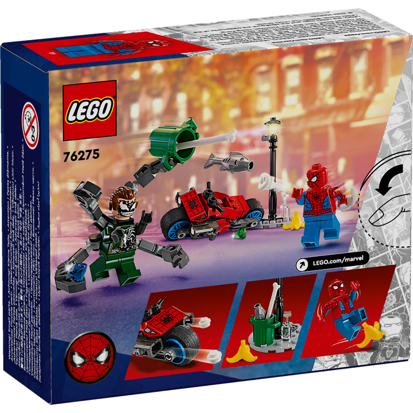 Motorcycle Chase: Spider-Man vs. Doc Ock 76275