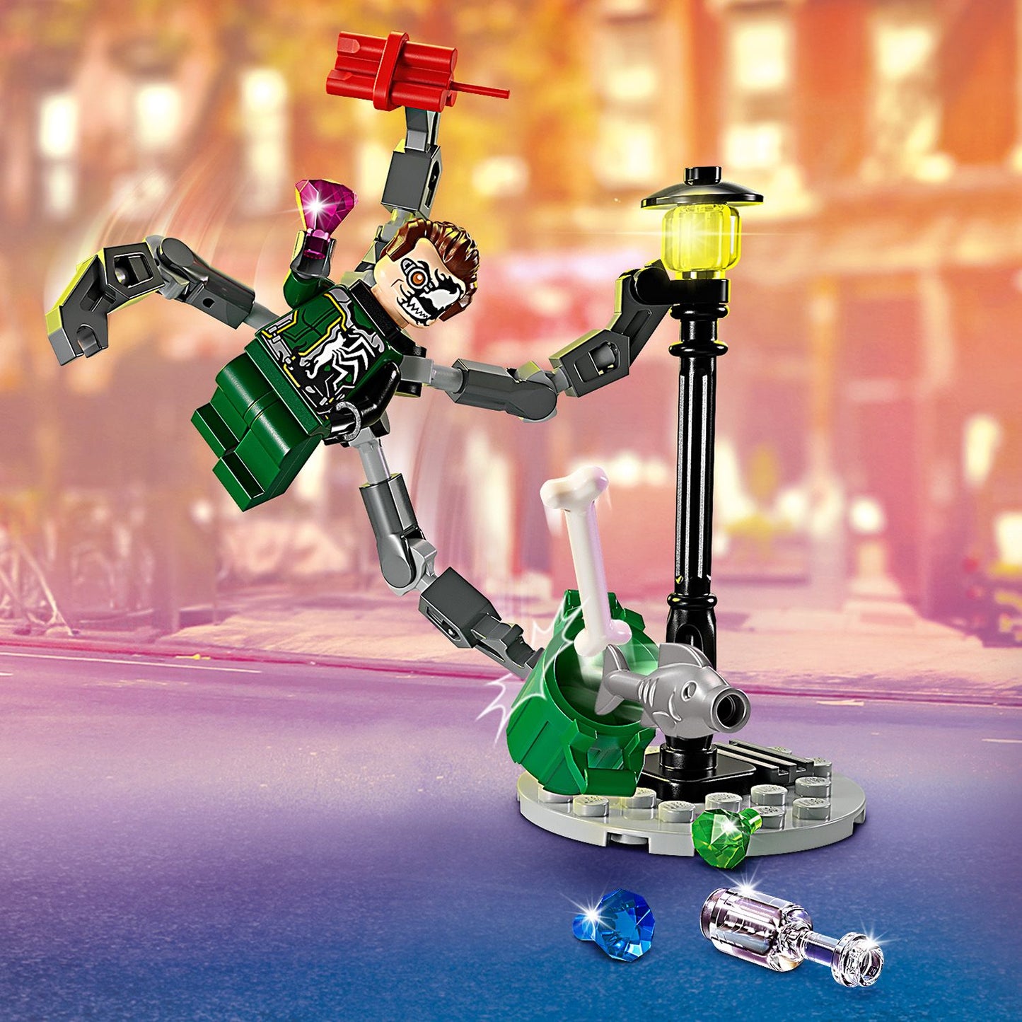 Motorcycle Chase: Spider-Man vs. Doc Ock 76275