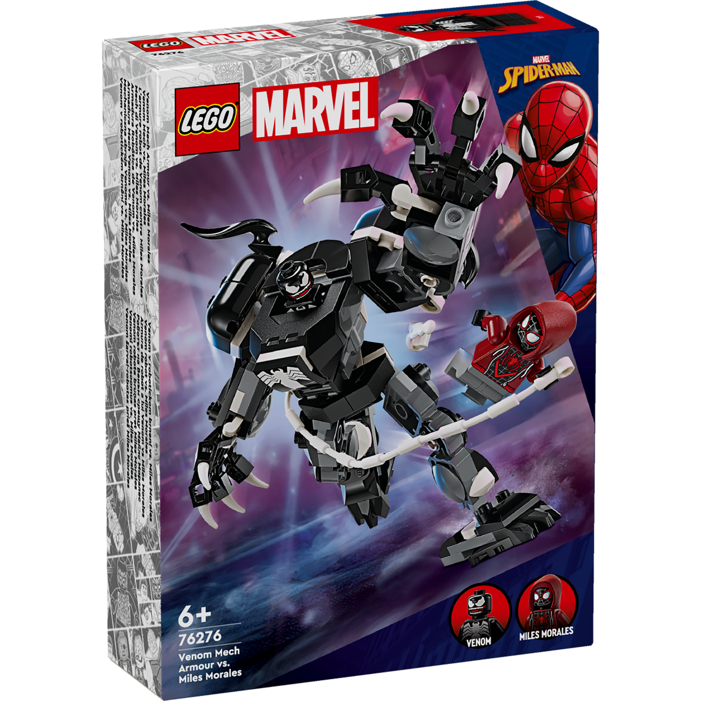 Venom Mech Armor vs. Miles Morales 76276