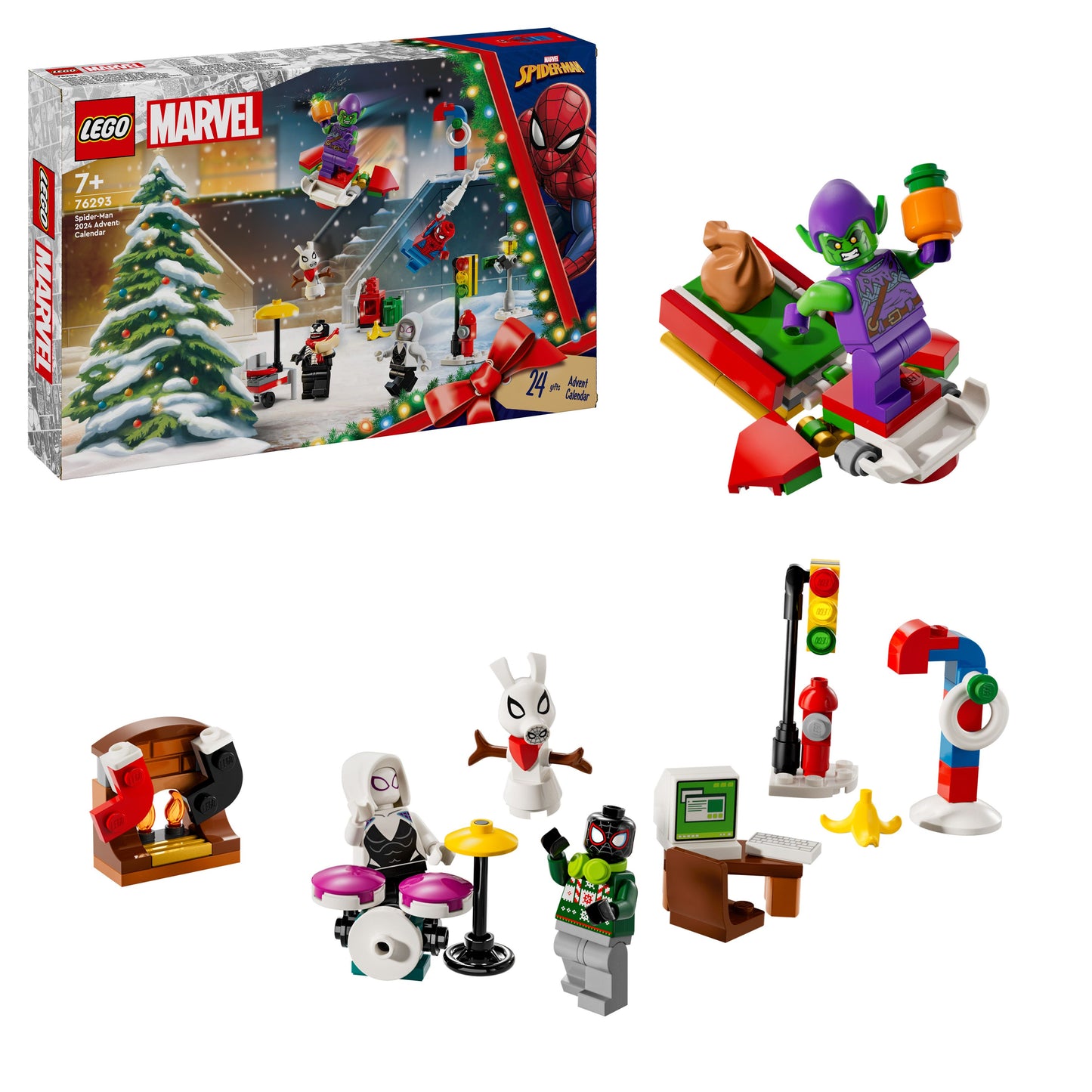 76293 LEGO® Marvel Spider-Man Advent Calendar 2024