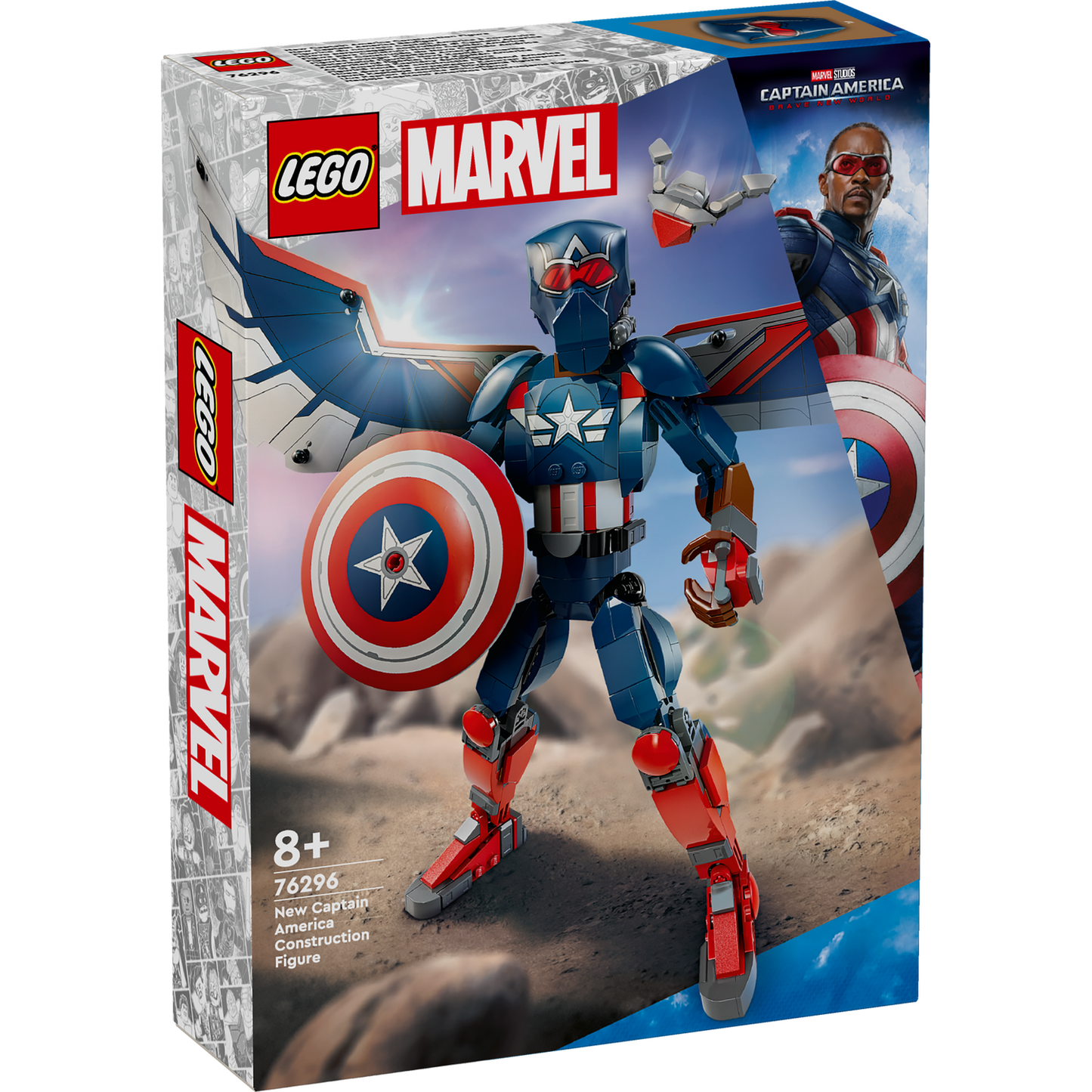 76296 New Captain America Construction Figure