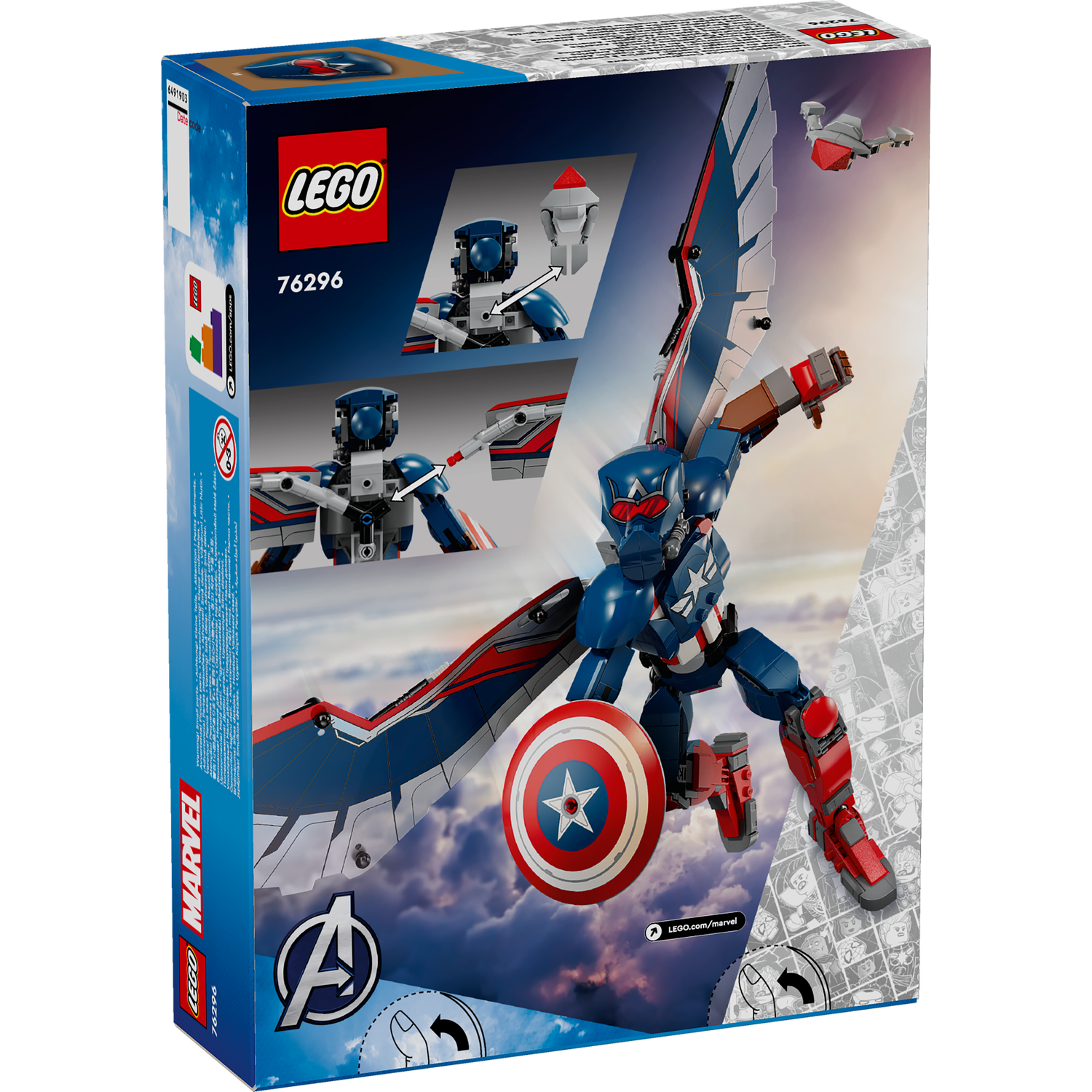 76296 New Captain America Construction Figure – LEGOLAND