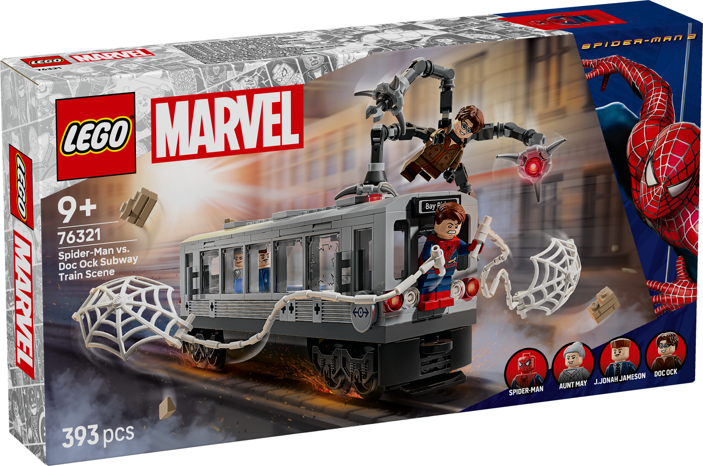 76321 Spider-Man Vs. Doc Ock Subway Train Scene
