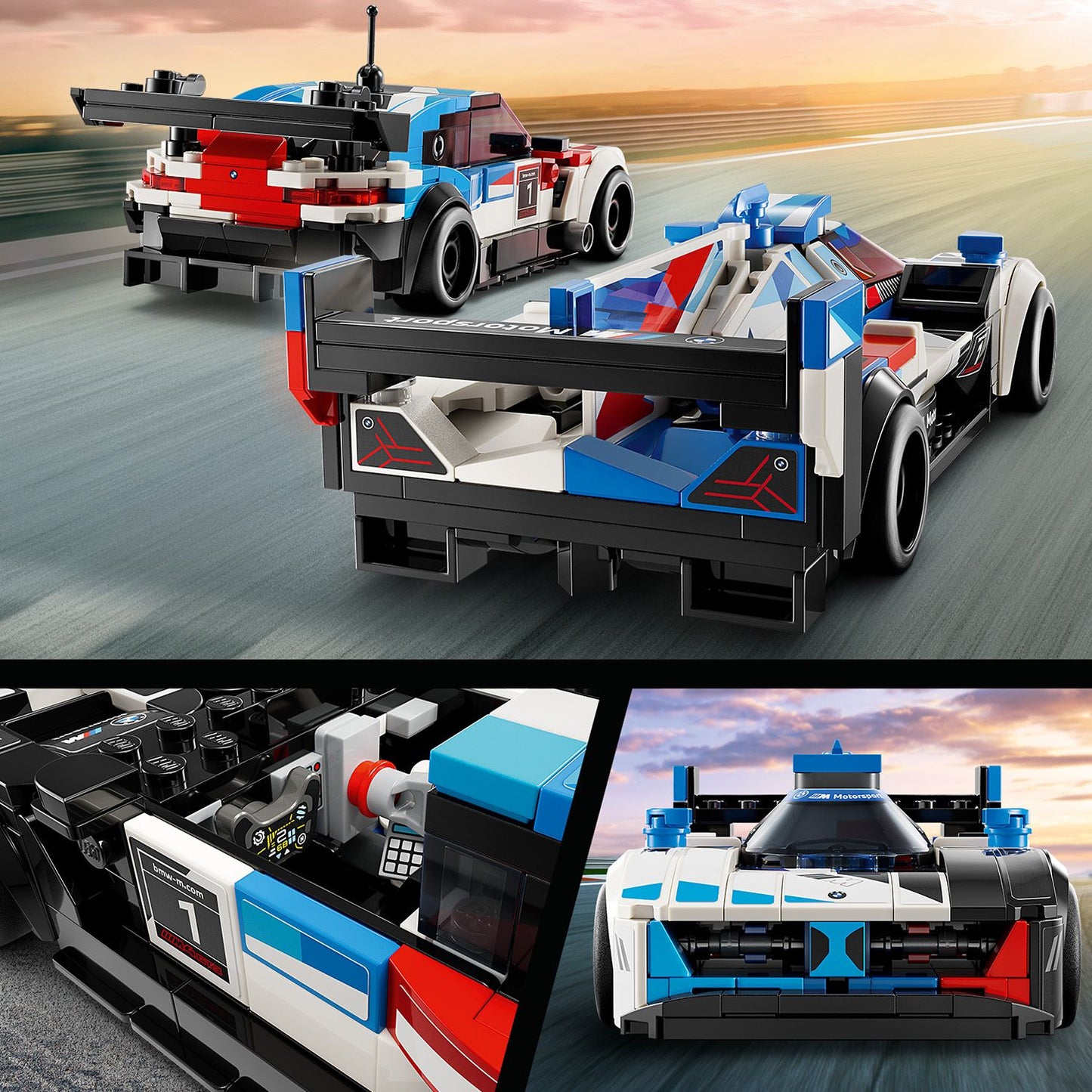 76922 BMW M4 GT3 & BMW M Hybrid V8 Race Cars