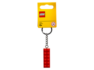 LEGO® Red 2x6 Brick Key Chain 853960