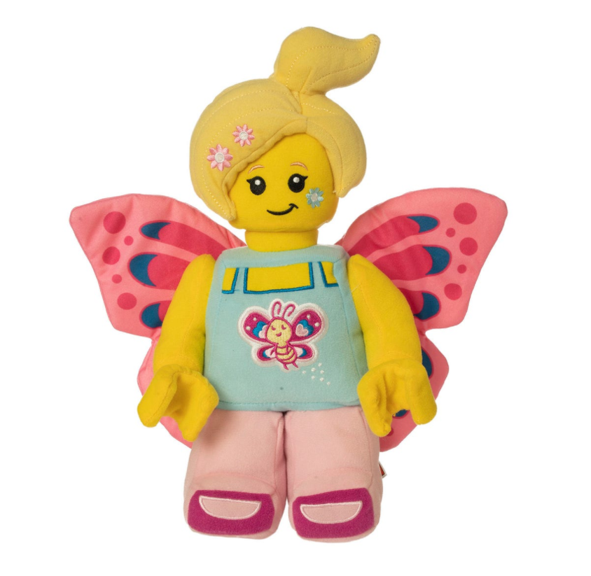 LEGO® Butterfly Girl Plush